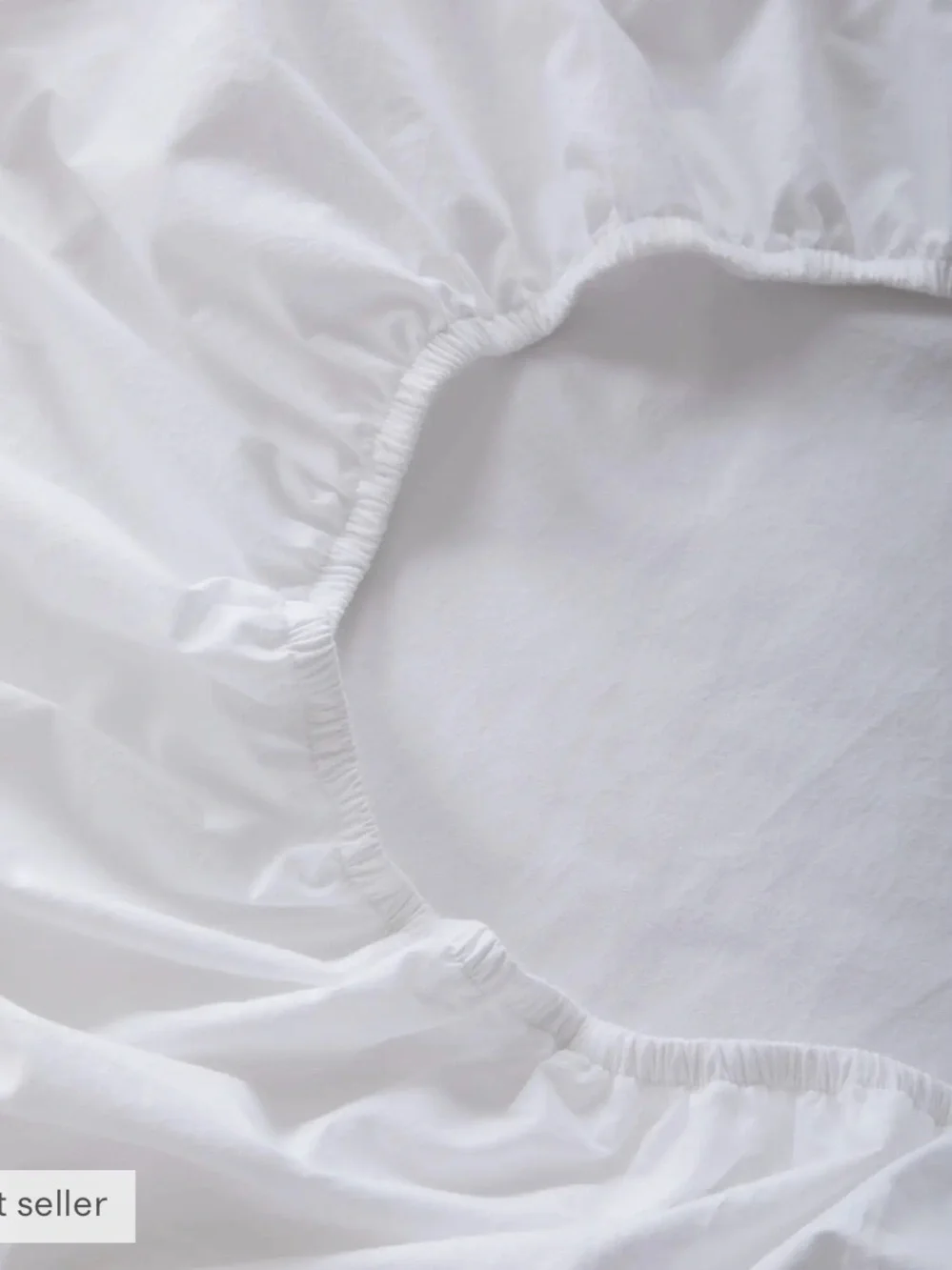 Quince Cal King Organic Cotton White Bedding Sheet Set